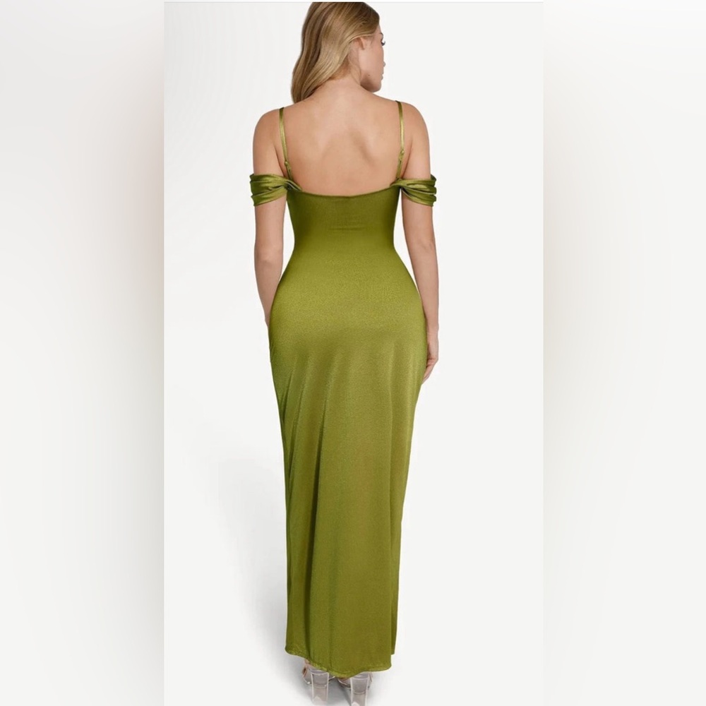 NWT Popilush green dress with shape wear - Picture 2 of 7